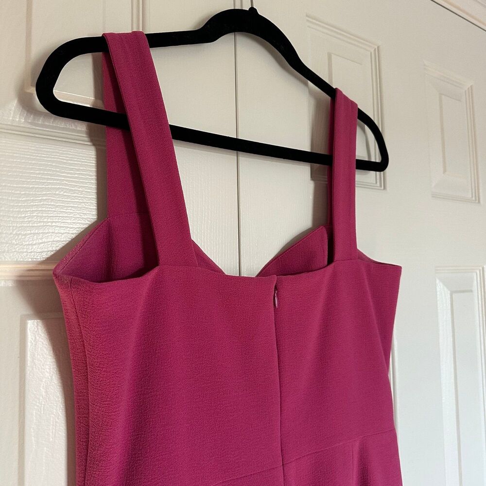 Dress the Population “Nicole” Satin‑Crepe Cocktail Dress — Size Large - Picture 5 of 12